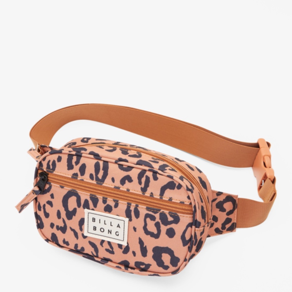 Billabong Animal Print Hip Fanny Pack New